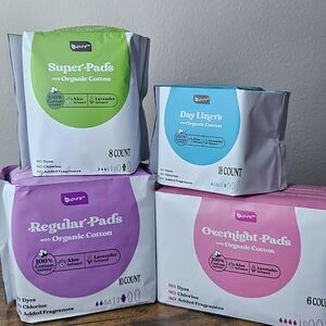 B-pure Organic Cotton Sanitary Pads Sample Pack